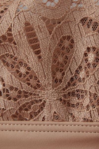 Brown Italian Riviera Triangle Bra, , large image number 4