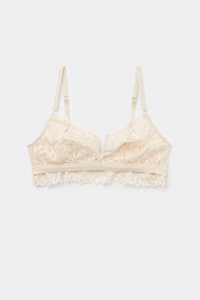 Beige Italian Riviera Triangle Bra, , large image number 1