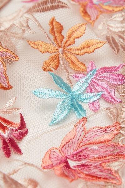 Multicolour Embroidered Triangle Bra, , large image number 4