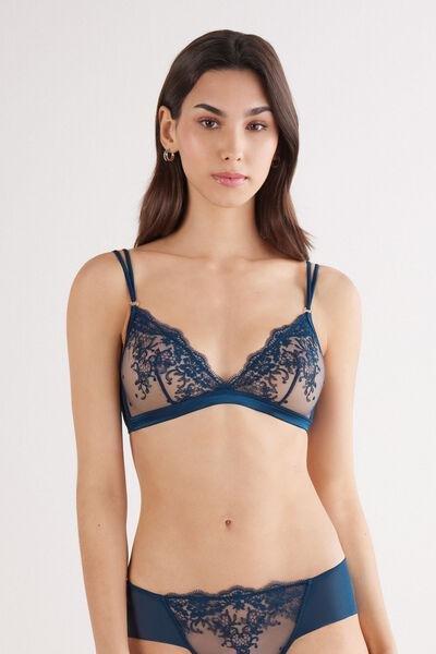 Blue Emma Luxury Dreams Triangle Bra, 5601_937J, large image number 4