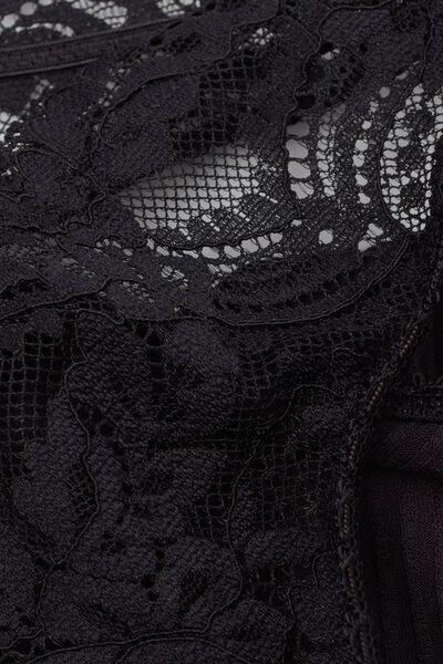Black Your Everyday Wear Floral Lace Triangle Bra, , large image number 4