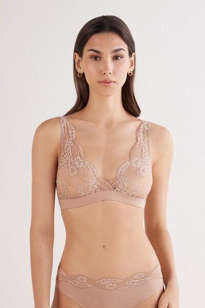 Beige Your Everyday Wear Triangle Bra, 5601_939J, large image number 1