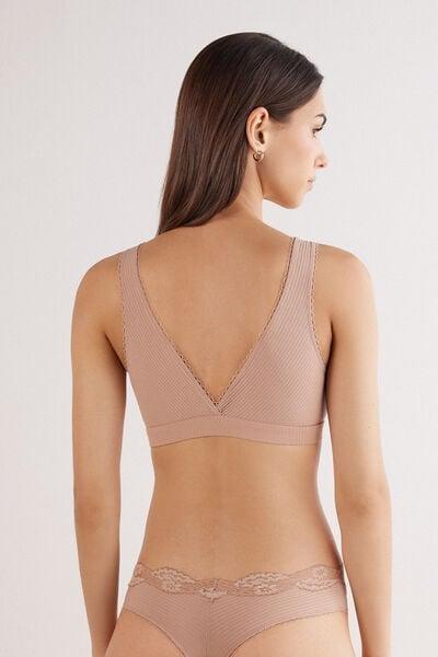 Beige Your Everyday Wear Triangle Bra, 5601_939J, large image number 2