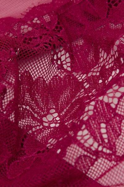 Red Sheer Glamour Triangle Bra, 5601_940J, large image number 8