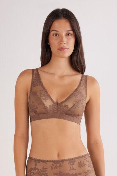Beige Softer Than A Kiss Lara Triangle Bra, Brown Mocha, large image number 1