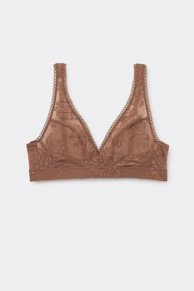 Beige Softer Than A Kiss Lara Triangle Bra, Brown Mocha, large image number 3