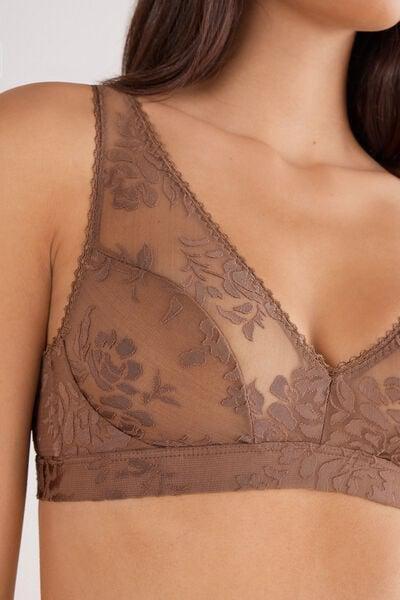 Beige Softer Than A Kiss Lara Triangle Bra, Brown Mocha, large image number 5