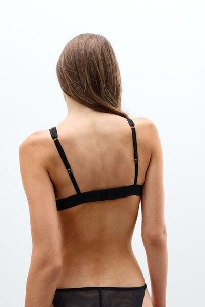 Black Brighten Your Day Marica Triangle Bra, Black, large image number 2
