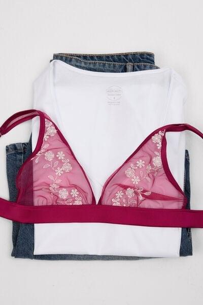 Pink Brighten Your Day Marica Triangle Bra, 5601_110K, large image number 0