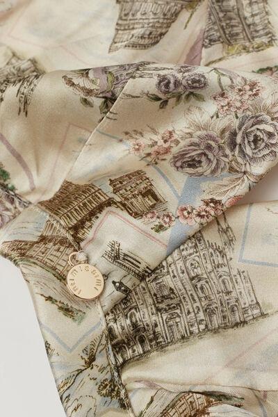 Beige La Dolce Vita Emma Silk Triangle Bra, 5601_199K, large image number 4