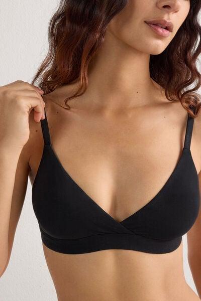 حمالة صدر مثلثة من القطن الطبيعي الأسود من Emma ، للنساء, Black, large image number 10