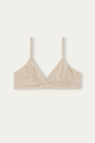 Emma Natural Cotton Triangle Bra - Intimissimi