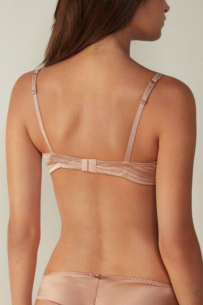 Pink Unpadded Triangle Bra, , large image number 3