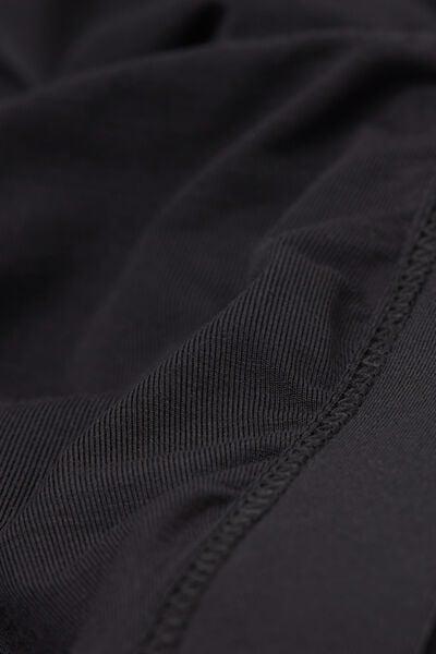 Black Superior Comfort Triangle Bra, Black, large image number 6