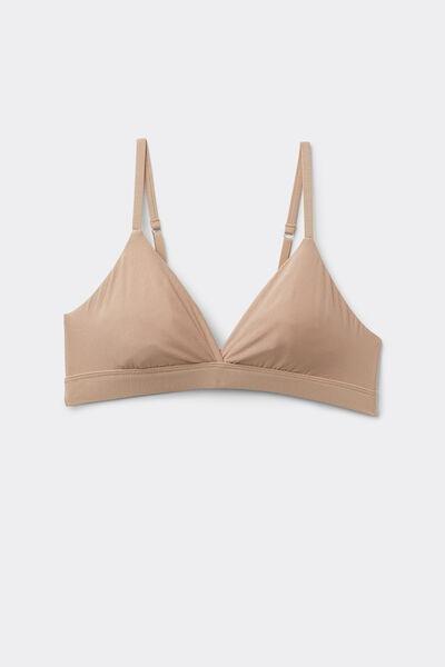 Beige Emma Triangle Bra, , large image number 2