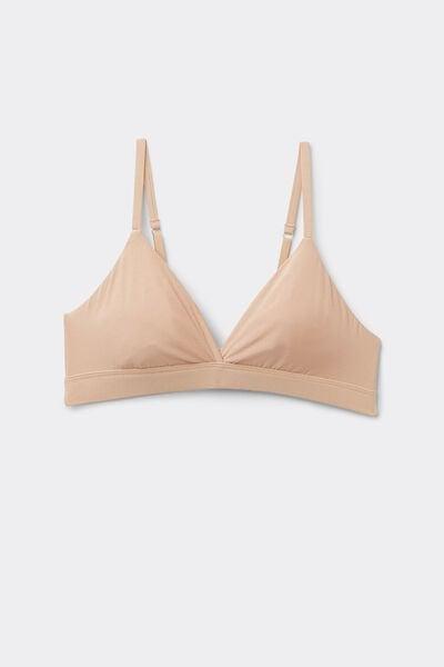 Beige Emma Triangle Bra, Soft Beige, large image number 5