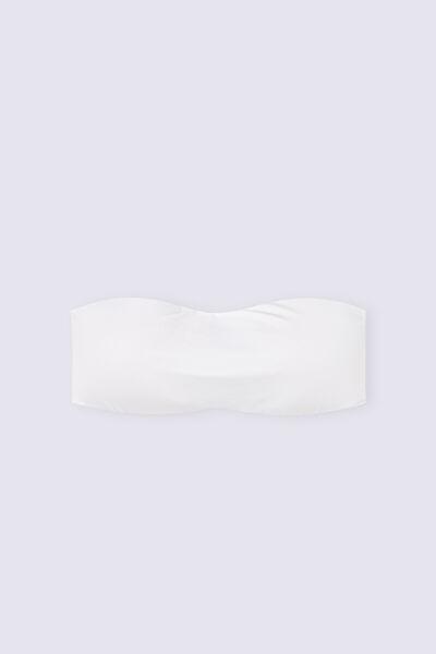 White Ultralight Bandeau Bra, , large image number 2