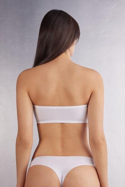 White Ultralight Bandeau Bra, , large image number 3