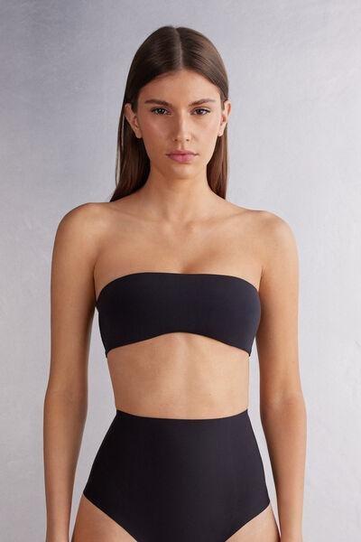 Black Ultralight Bandeau Bra, , medium