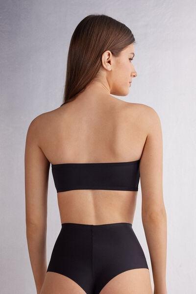 Black Ultralight Bandeau Bra, , large image number 3