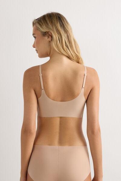 Beige Enveloping Bra, Soft Beige, large image number 2