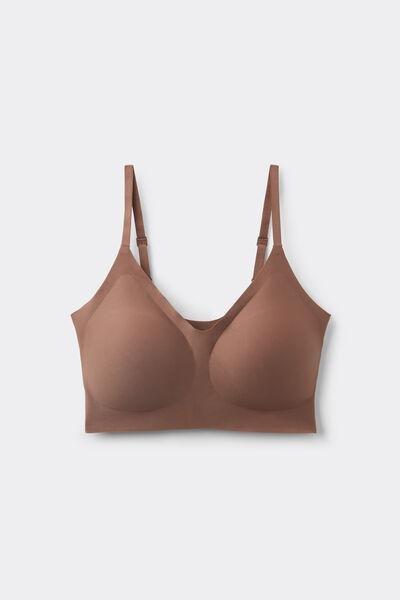 CARAMEL DARK BEIGE Eri Microfibre Bra, , large image number 2
