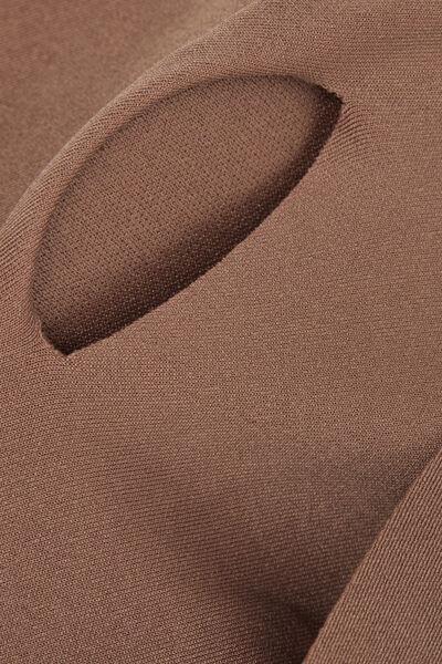 CARAMEL DARK BEIGE Eri Microfibre Bra, , large image number 4