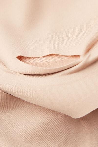 Beige Laila V Neck Bra, , large image number 4