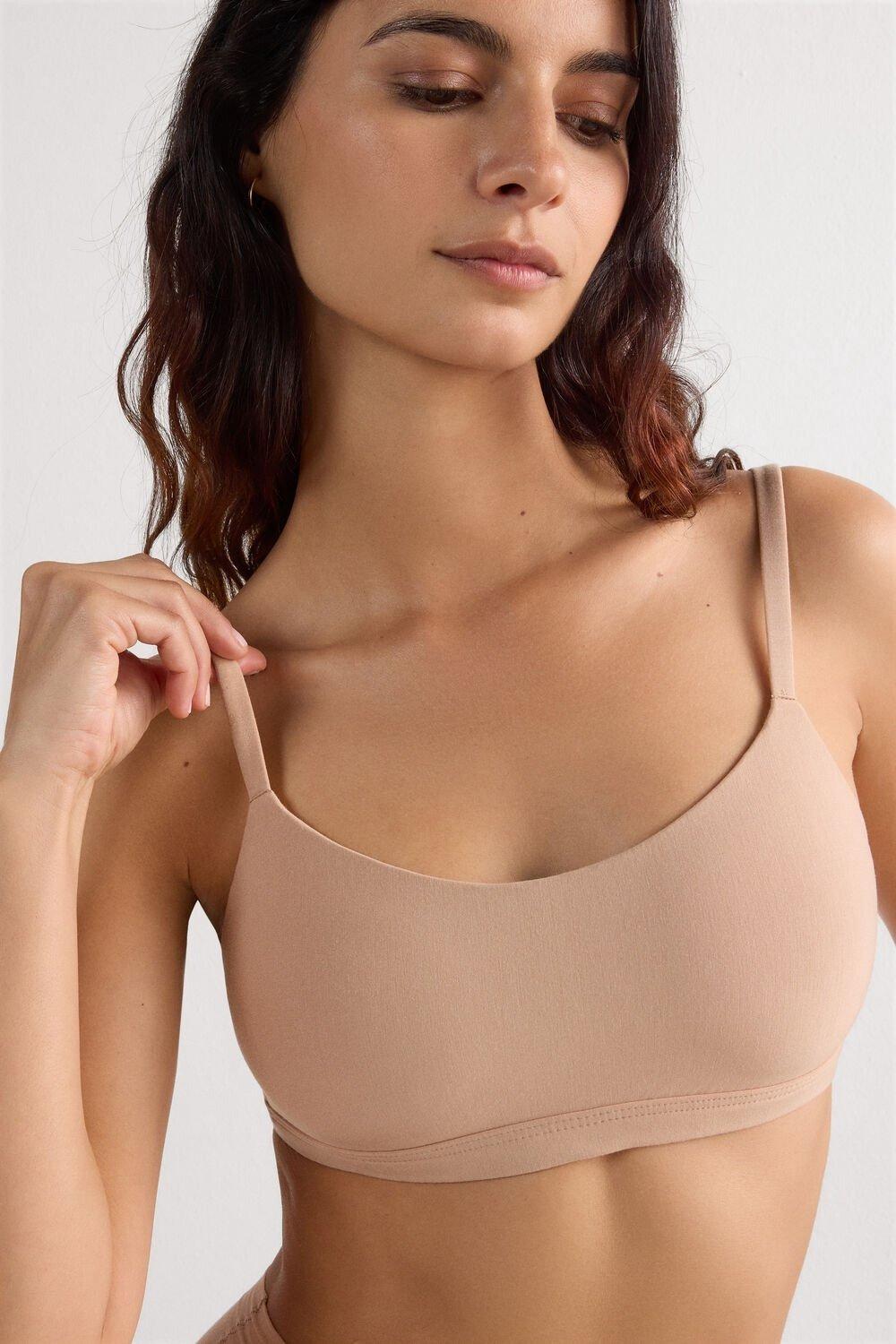 Beige Superior Comfort Bra, Soft Beige, medium