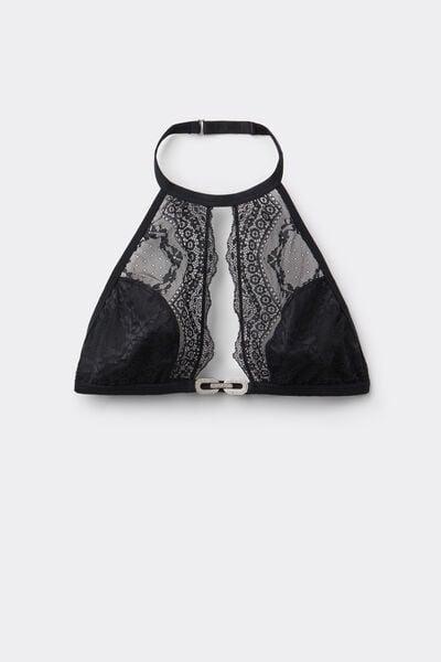Black The Star Of The Show Lace Bra Top, Black, large image number 7