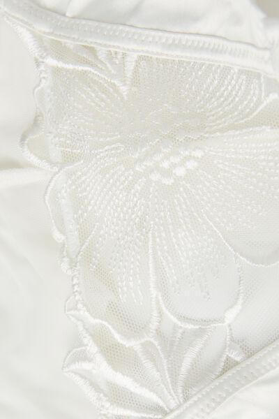 White Darlings 80S-Style Satin Brazilian Briefs, , large image number 3