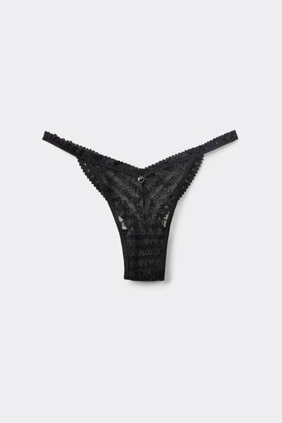 Black More Amore 80S-Style Brazilian Briefs, , large image number 2