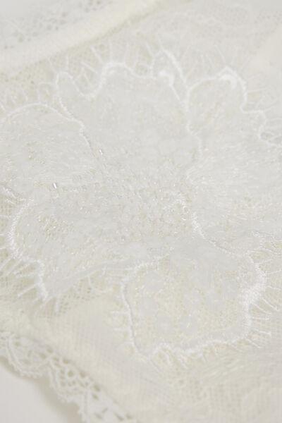 White 80S-Style Brazilian Panties, , large image number 4