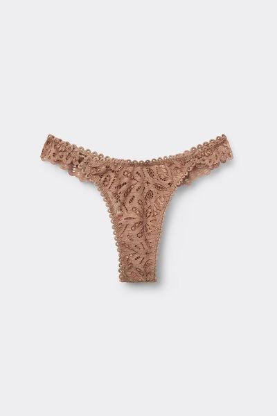 Brown 80S Style Brazilian Briefs, , large image number 2
