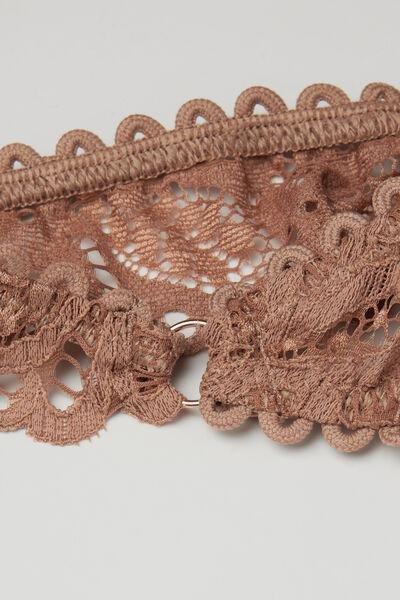 Brown 80S Style Brazilian Briefs, Medium Beige, large image number 4