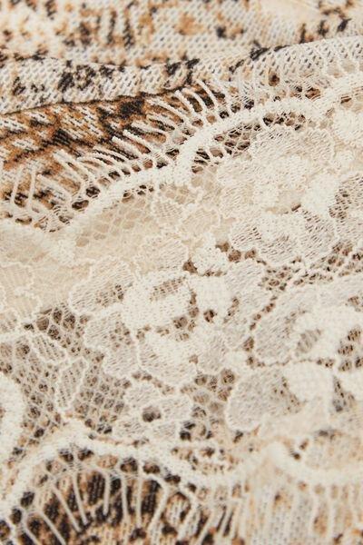 Beige Seductive Glamour Animal Print Brazilian Briefs, 5601_942J, large image number 3