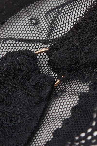 Black All About Flowers 80S-Style Brazilian Briefs, Black, large image number 4