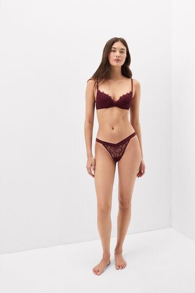 Red Elevate Your Day 80S-Style Strappy Brazilian Briefs, 5601_181K, large image number 1
