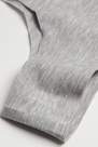Intimissimi - Light Grey Blend Seamless Supima? Cotton Brazilian Briefs, Women