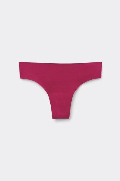 Pink Seamless Cotton Brazilian Briefs, 5601_110K, large image number 3