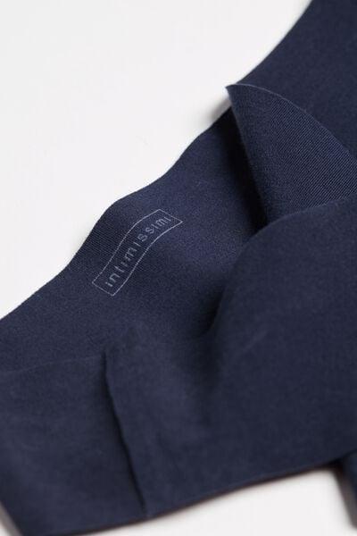 Navy Laser-Cut Brazilian Panties, Intense Blue, large image number 9