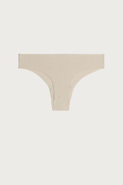 Intimissimi - White Silk Seamless Supima Cotton Brazilian Briefs