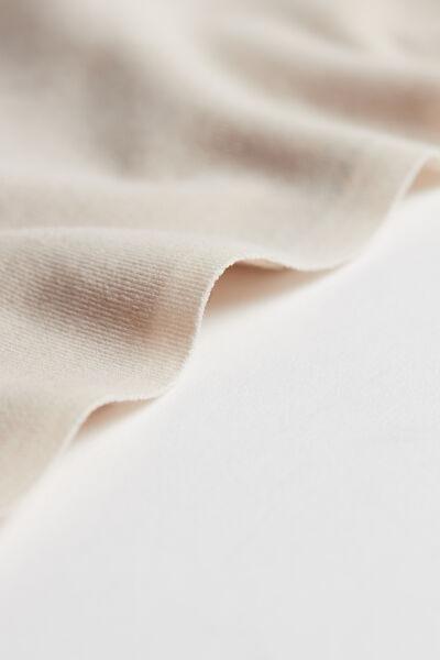 White Silk Seamless Supima Cotton Brazilian Briefs, , large image number 7