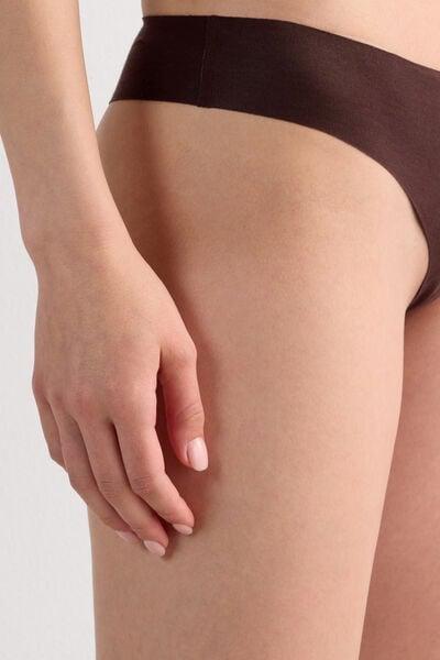 Brown Seamless Brazilian Briefs, 5601_705J, large image number 7