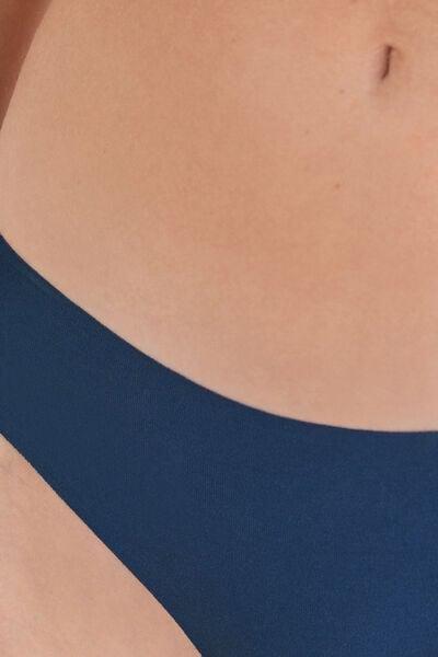 Blue Seamless Lazer Cut Brazilian Briefs, 5601_937J, large image number 7