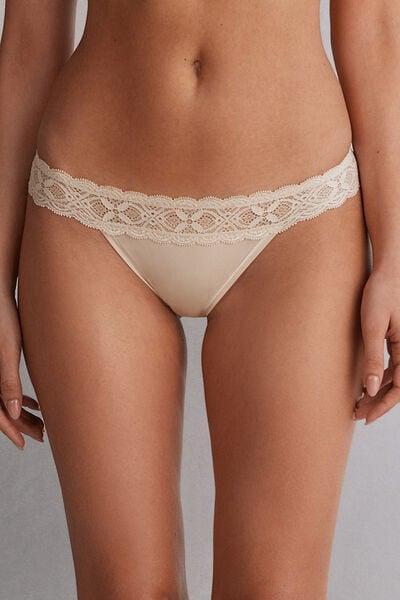 Pink Carioca Microfiber Brazilian Briefs, Silk, large image number 1
