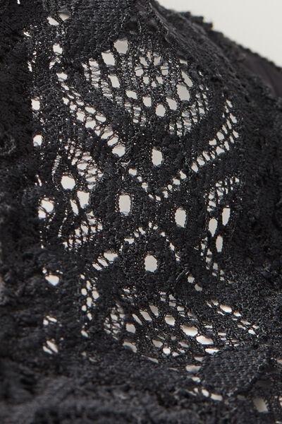 Black 80S-Style Brazilian Briefs, , large image number 4