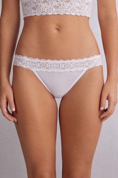 White Carioca Brazilian Briefs, , medium