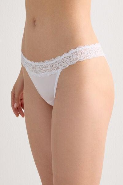 White Carioca Brazilian Briefs, White, large image number 5