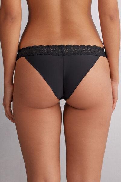 Black Carioca Brazilian Briefs, , large image number 2